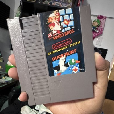 Nintendo Super Mario Bros. / Duck Hunt NES Game Platformer TESTED AND WORKS