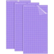 Non-Slip Cutting Mats: 12x24 inch Purple Set for Silhouette Cameo Users