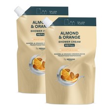 Duschgel Nachf&uuml;llpack 2x1000ml Almond & Orange - Duschgel Refill Set