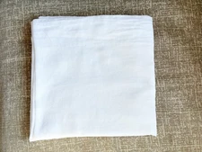 1 Pottery Barn Voile  Curtain, 50" x 96" - White - Pole Top - 100% Cotton - EUC