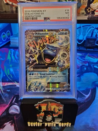 2016 POKÉMON XY M BLASTOISE EX #18 GENERATIONS NM PSA 7