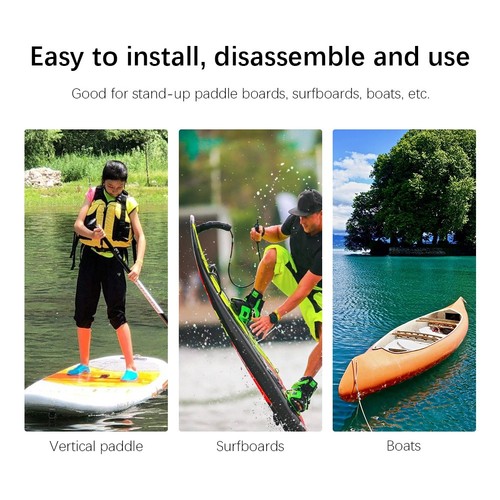 Tabla de surf de PVC de 2 piezas con orificio de ventilación para respirar automática impermeable blanca - Imagen 9 de 17