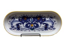 Deruta Raffaellesco Hand-Painted Italian Majolica Plate with Dragon Motif — listing 4