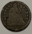 1856 Sm Date - Seated Liberty Dime - Exact Coin Imaged #SL143