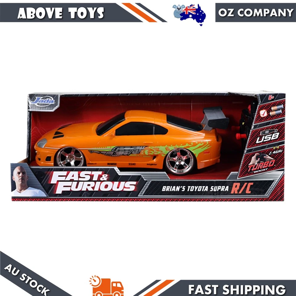 Jada 1:16 Scale Fast & Furious 1995 Toyota Supra Remote Control Car Model - Image 2 of 4