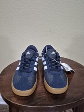 adidas VL Court 3.0 Kids Blue/White Sneakers Size 13.5