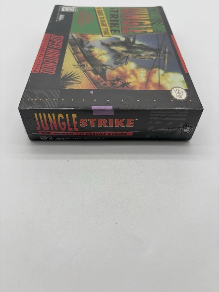 1993 Nintendo SNES Jungle Strike "The Sequel to Desert Strike" BRAND NEW SEALED - Image 3 of 4