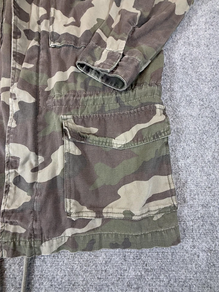 Chaqueta ECOTE para mujer mediana camuflada utilitaria abrigo de campo estilo militar bolsillos Foto 2 de 4