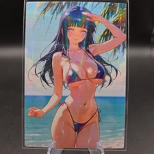 Hinata Hyuga Anime Waifu Card Doujin ACG Goddess Holo