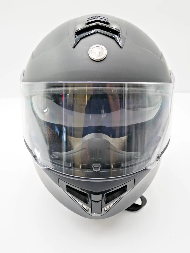 TORC T27B Modular Helmet with Integrated Blinc Bluetooth Flat Black Size Large - Image 2 of 4