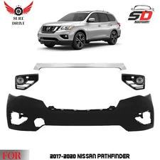 Front Bumper Cover & Fog Light Assembly For 2017-2020 Nissan Pathfinder