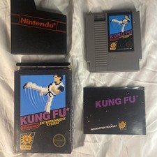 Kung Fu NES Nintendo Complete CIB Very Good C...