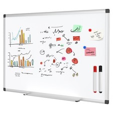 Gianna Magnetic Dry Erase Board Aluminum Frame Whiteboard