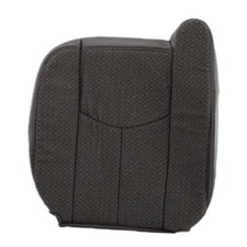 Driver Side Top Lean Back Dark Gray Replacement Cloth Seat Cover Compatible