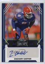 2022 Leaf Draft Auto Blue Zachary Carter #BA-ZC1 Auto 0w4r