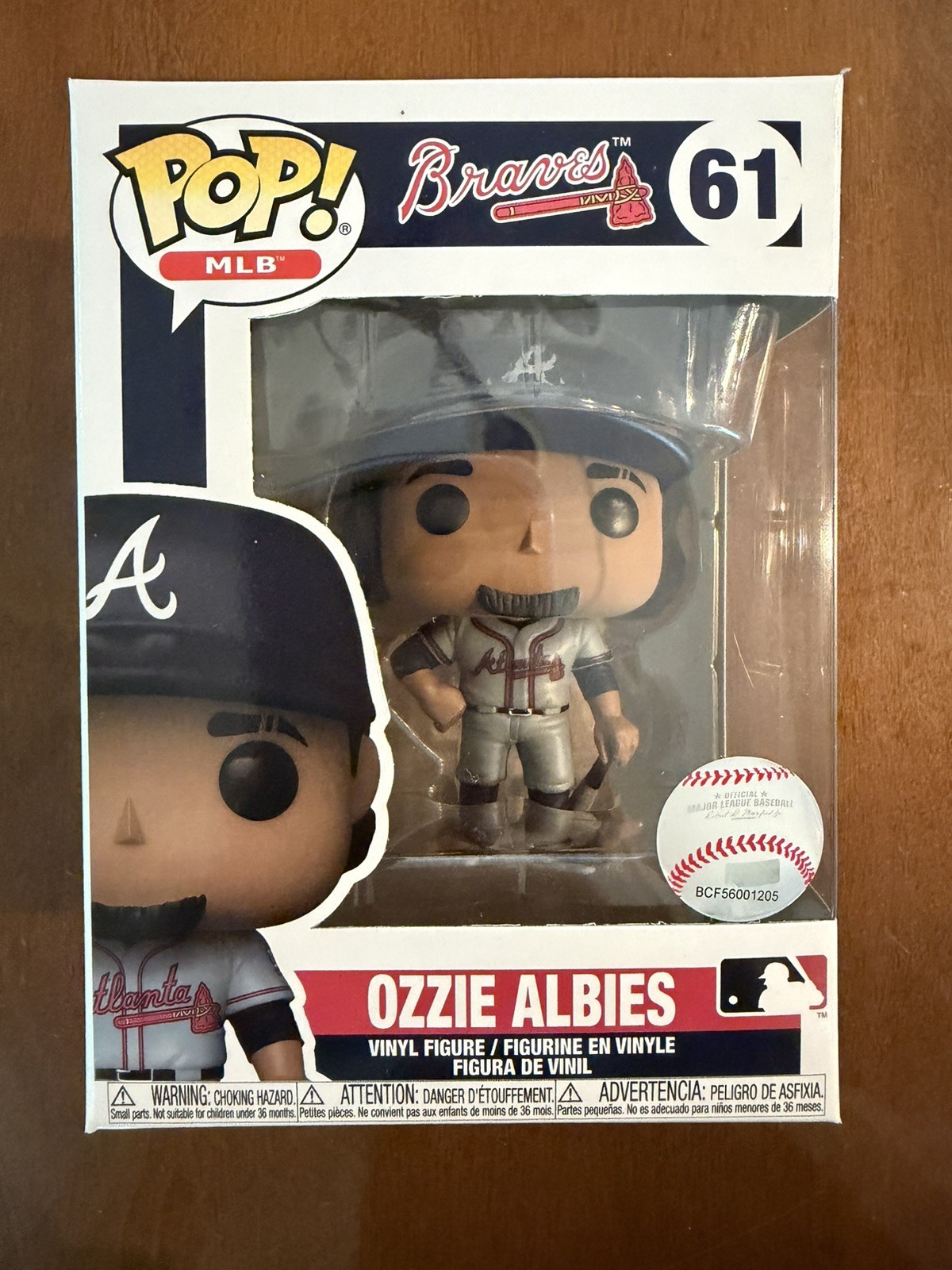 Ozzie Albies Vinyl Funko Pop Baseball Mlb Box Number 61