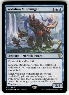 Vodalian Mindsinger #76 (NM) Dominaria United DMU Magic MTG