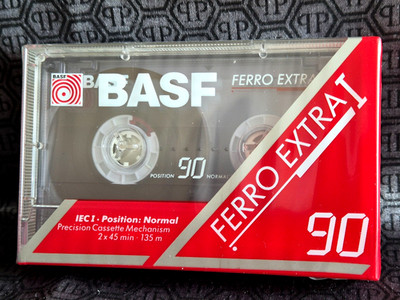  SUPER-RAR _# BASF Hi-Fi FERRO EXTRA-I C90/Type I/NEU-OVP/Germany/TOP NEUZUSTAND
