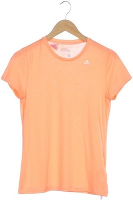 adidas T-Shirt Damen Shirt Kurzärmliges Oberteil Gr. EU 170 Orange #77f2c13