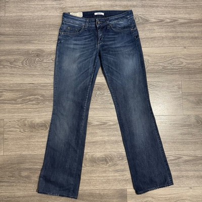 Liu Jo Jeans 30x31 in Bottom Up Beat Witty Wash Low Rise Bootcut Denim Women