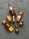 Vintage Tonka Toys Low Loader Bulldozers Helicopter Flying Tigers Ect 1970s