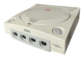Sega Dreamcast HKT-3020 White Video Game Console w/ Controller *TESTED*