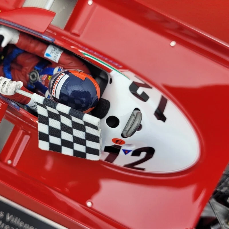 GP Replica 1978 Gilles Villeneuve Ferrari 312T3 vincitore Canada - 1/18 GPrep... - Immagine 3 di 4