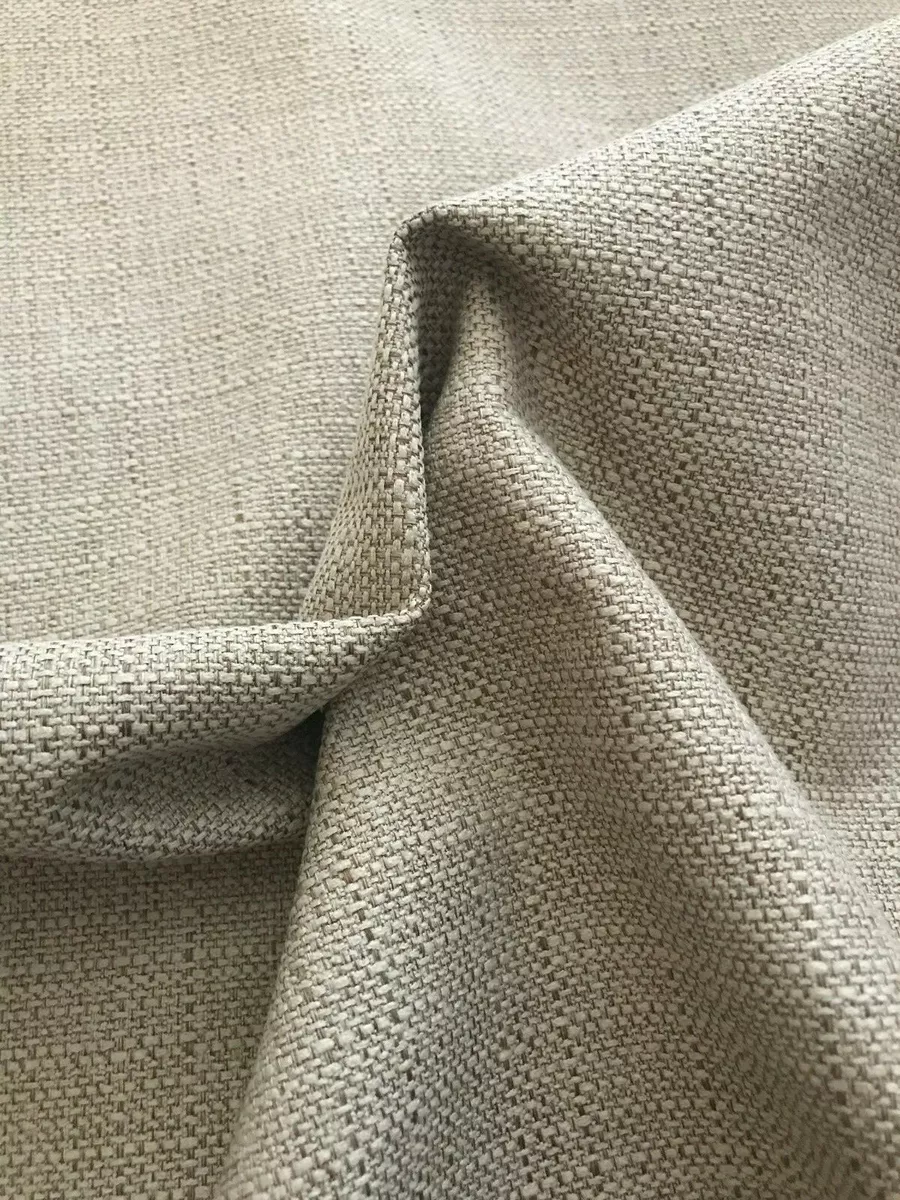Modern Textured Woven Natural Fabric Piece 44