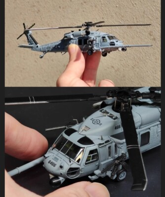 1/100 S14 HH-60G US Air Force Pave Hawk  83rd Rescue Squadron Helicopter Model
