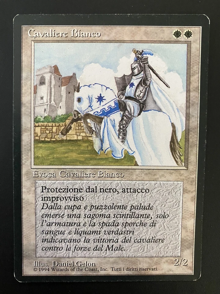 3x MTG Revised FBB Black Knight | magic the gathering | German & Italian | NM LP - Image 3 of 4