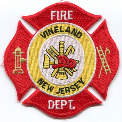 NEW JERSEY - Vineland Fire Dept. - [Shoulder Patch]