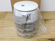 Pampered Chef Ceramic White Ceramic Microwave Egg Cooker #1529