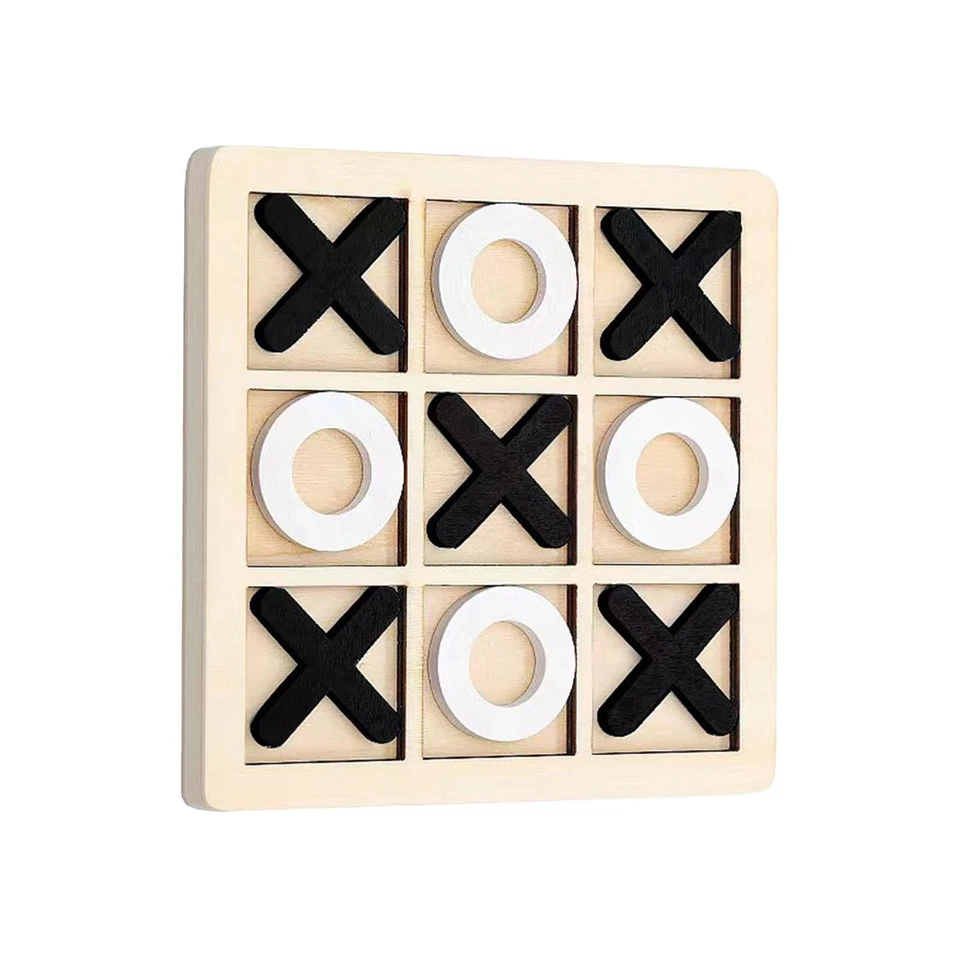 Tic TAC Toe Board Game Family Game Funny Table Game for Indoor Outdoor Gifts - Image 2 of 4