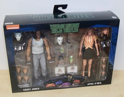 NECA: Teenage Mutant Ninja Turtles - Casey Jones & April O'Neil Actionfiguren