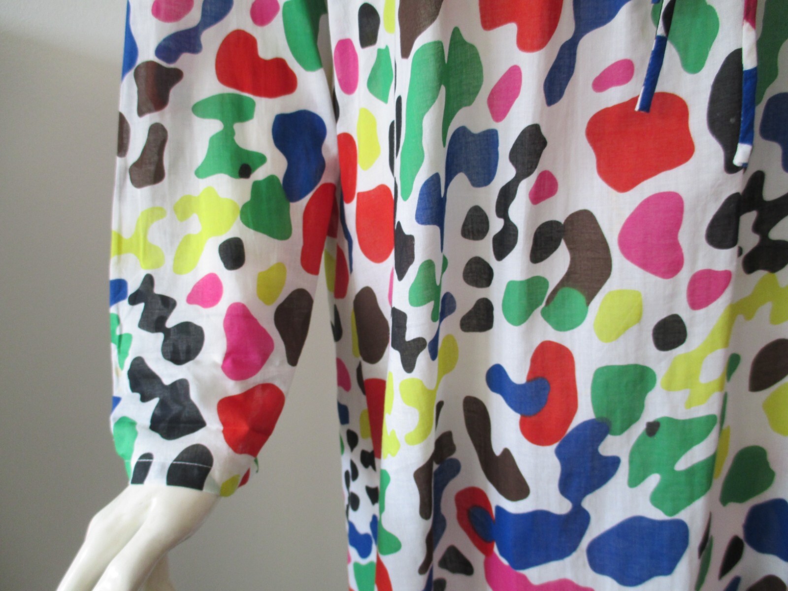 ECHO Multicolor Printed Tie front Beach Wear Cove… - image 3