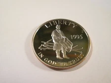 1995-S CIVIL WAR COMMEMORATIVE PROOF 50C IN PLASTIC FLIP    MM