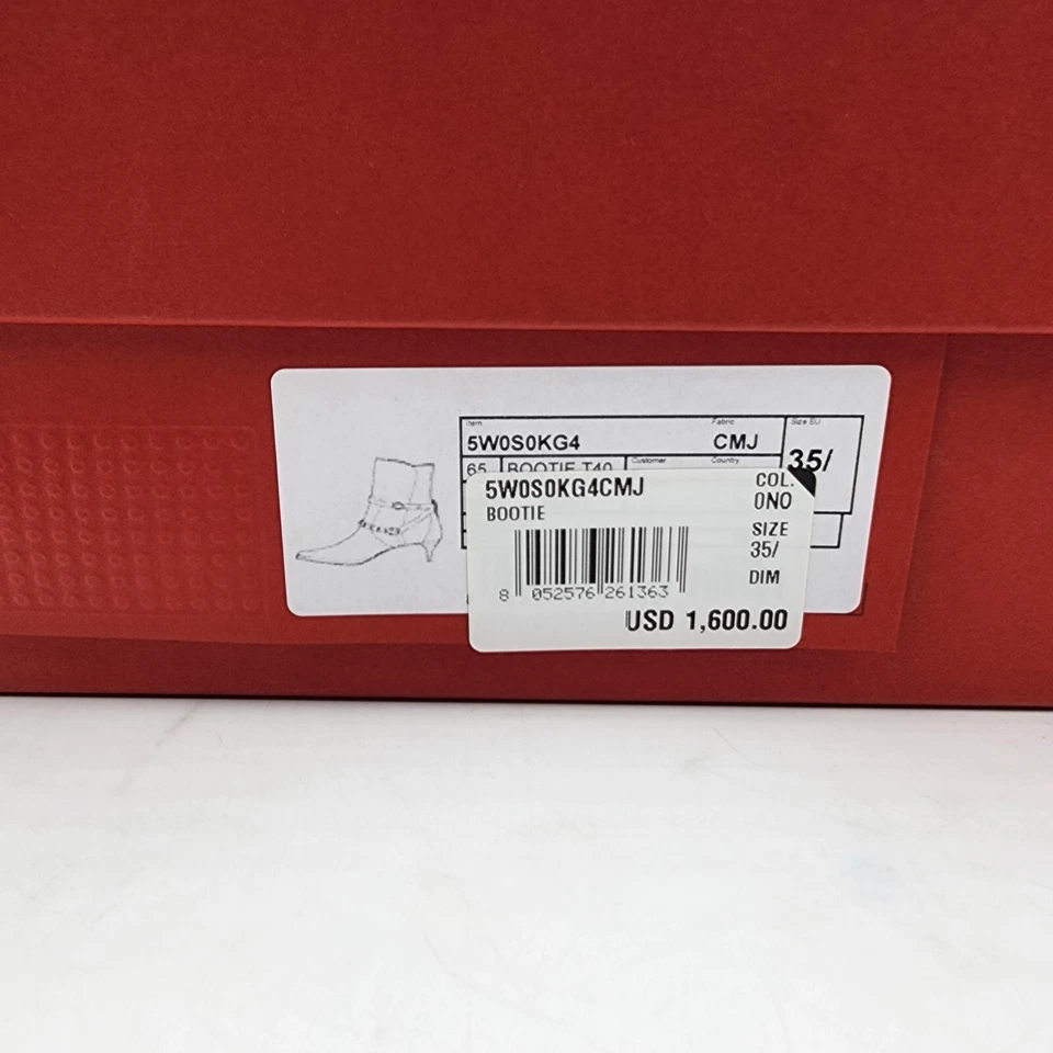 Botas Rockstud Valentino Garavani 45 mm para mujer 35,5/5 EE. UU. negras cierre de hebilla Foto 3 de 4