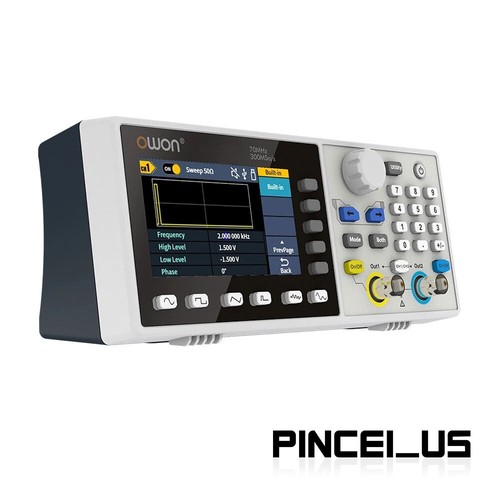 OWON DGE2070 70MHz Waveform Generator 300MSa/s 2-Kanal Funktionsgenerator pe66 - Bild 2 von 7