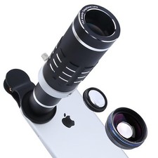 Phone Lens 18X Telephoto Lens Super Wide Angle Lens Macro Lens with Mini Flexibl