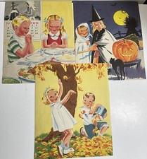 Lot Of 3 Vintage Children  s Nursery Room Prints From 1947 12  X 9 3/4  