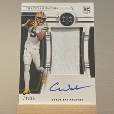 2022 National Treasures Christian Watson True RPA /99 - Packers