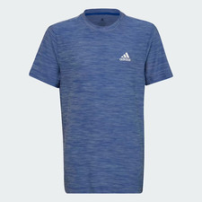 Image of ADIDAS Aeroready Training T-Shirt Teens Age 13-14 Years 164cm Blue NEW