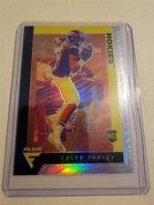 Caleb Farley 2021 Panini Chronicles Draft Picks Flux Football Card #228 Rookie