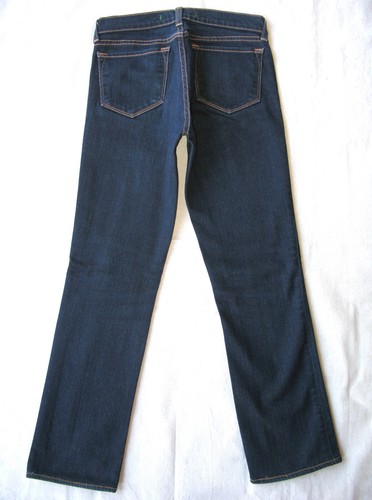 J Brand Slim Straight Leg Crop Capri Dark Blue + Stretch Women Sz 25 L26 - 第 1/10 張圖片