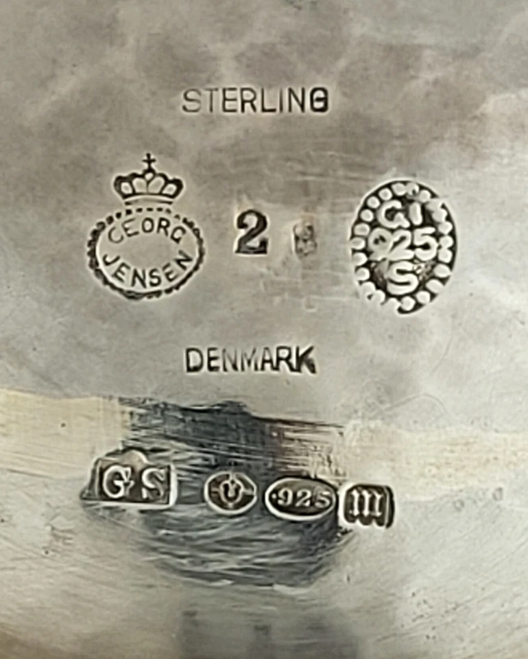 Georg Jensen Sterling Silver Blossom Oval Bowl No. 2 - Изображение 3 из 4