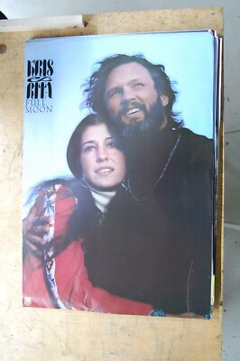 Plakat KRIS KRISTOFFERSON - RITA COOLIDGE Full Moon Promo Original DIN A4 TOP!