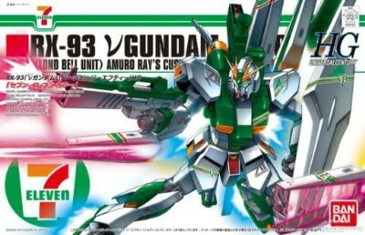 バンダイ HGUC RX-93 1/144 νガンダム Ver.GFT セブン… BANDAI HGUC 1/144 RX-93 Nu GUNDAM Ver GFT 7-ELEVEN COLOR