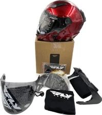 FLY RACING TOURIST HELMET CANDY RED XS - F73-8105~1