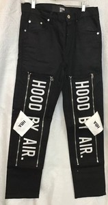 black jeans with white writing