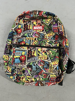 Spiderman Backpack Spiderman, Captain America, Hulk, Marvel Comics School Bag